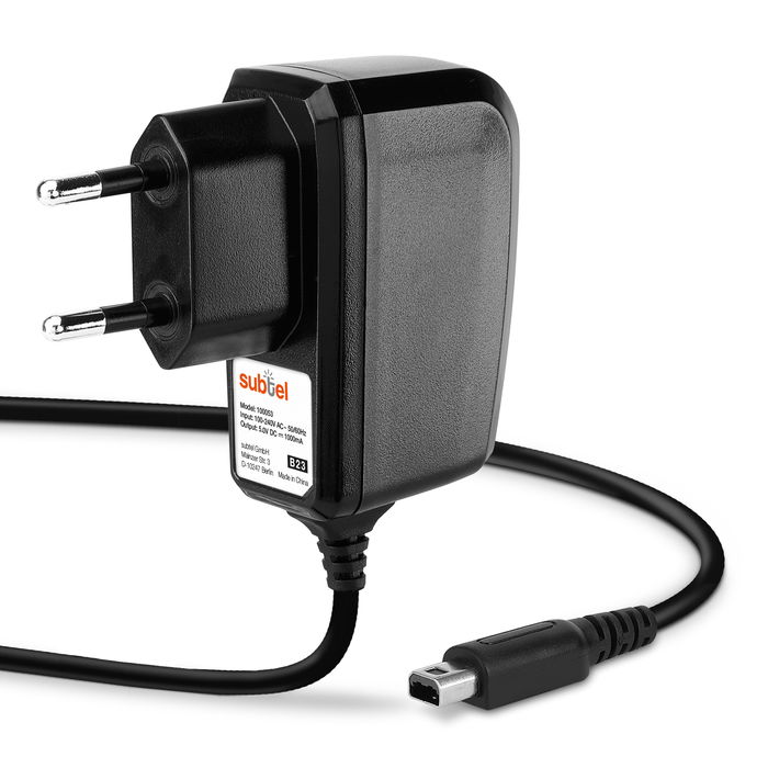 Nintendo WAP-002 Chargeur - 1,1m Câble de charge et adaptateur secteur de subtel