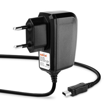 subtel Mini USB SatNav Charger for Falk Vision 700 IBEX 40 IBEX 30 LUX 22 LUX 30 32 LUX 40 42 F12 F10 N200 N205 N220L N240L Sat Nav GPS Navi Charging Cable and Plug UK Adapter 1.1m Lead