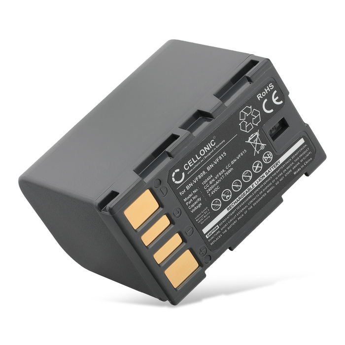 JVC BN-VF815U Batterie 2250mAh de subtel