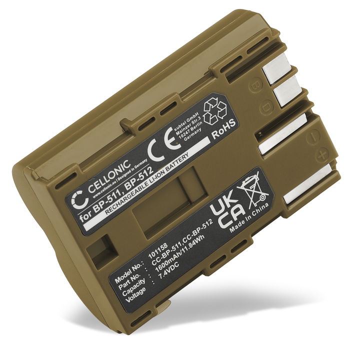 Canon MVX2i Batterie 1600mAh de CELLONIC