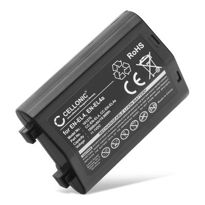 Batterie 1800mAh pour appareil photo Nikon D2H, D2Hs, D2X - Remplacement modèle EN-EL4,EN-EL4a EN-EL4,EN-EL4a