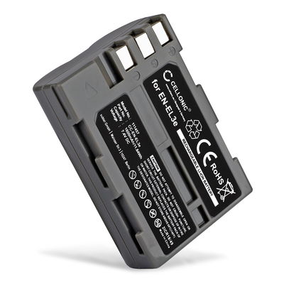 Batterie 1600mAh pour appareil photo Nikon D90, D700, D300 - Remplacement modèle EN-EL3e