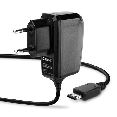 Chargeur pour téléphone portable Samsung GT-S5230, GT-B210, GT-E1200, GT-E1190, GT-E1150, SGH-J700, SGH-F480, SGH-P250 - Alimentation 1A / 1000mA smartphone, Cordon / Câble de Charge 1.1m