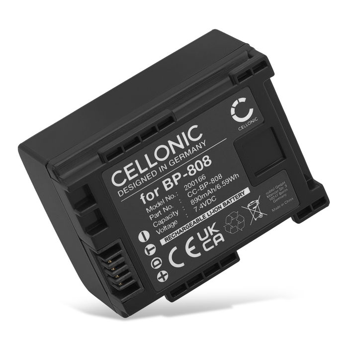 Canon LEGRIA FS200 Batterie 890mAh de subtel