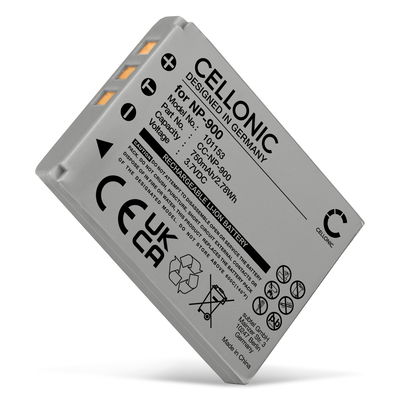 Batterie pour Praktica DCZ 8.3 / DCZ 10.4 / Luxmedia 12-XS / Luxmedia 7103 / Luxmedia 8203 / Luxmedia 8213 750mAh de CELLONIC