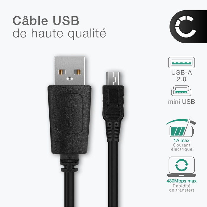 Câble USB Pour PS Vita 1004 - 1.2 Mètres - Neuf D'origine - France