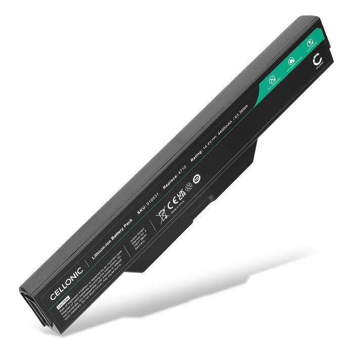 Battery for HP ProBook 4710s, 4510s, 4720s, 4515s, HP ZZ06, ZZ08, ZZ09 14.4V 4400mAh from CELLONIC