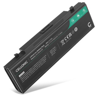 Batterie pour Samsung M60, P50 Pro, E172, Q70, NP-Q70, R39, R39 Plus, NP-R39, R620, NP-R620E, R510, R510, NP-R510, R420, AA-PB2NC6B 11.1V 6600mAh de CELLONIC