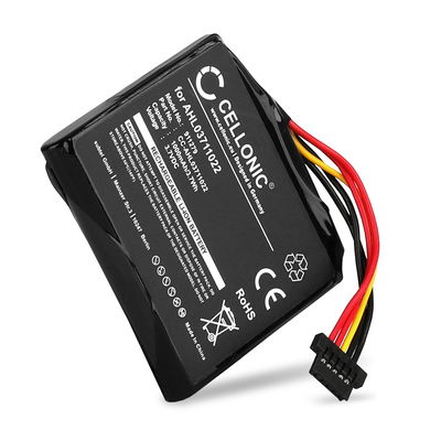 1x Batterie TomTom GO Live 820/825 Europe, 4EH45, 4EH52, 4EH51, 4EJ41, 4EJ51, 4ER41, 4ER51, 4ER5, Go Live Top Gear, Go 1530, VF6M (1000mAh, 3.7V) de CELLONIC