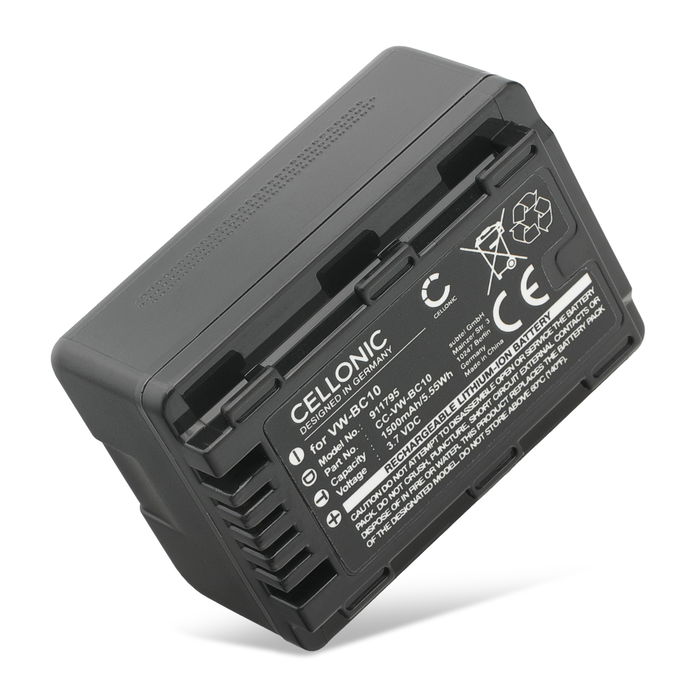 Panasonic HC-V520 Batterie 1500mAh de subtel