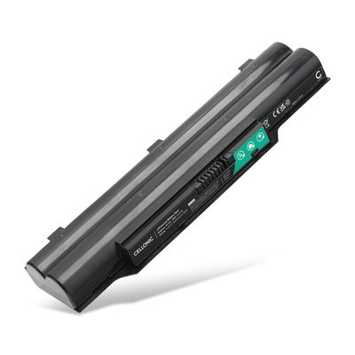 Batterie pour Fujitsu Lifebook AH54/H, AH530, A530, MG50SN, MG50U, MG50U/V, MG50W, MG75SN, MG75U, FPCBP250 10.8V 4400mAh de CELLONIC
