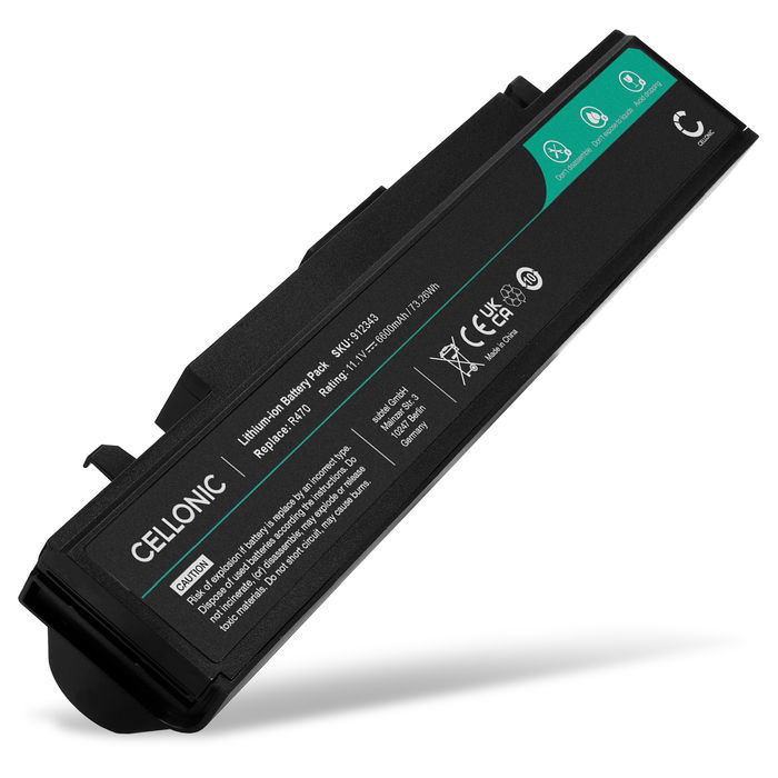 Battery for SAMSUNG M60, P60 PRO, P50 PRO, Q70, R39, R39 PLUS, R620, R510, R40, R420, R510, R40 PLUS, X60 PLUS, AA-PB2NC6B 11.1V 6600mAh from CELLONIC