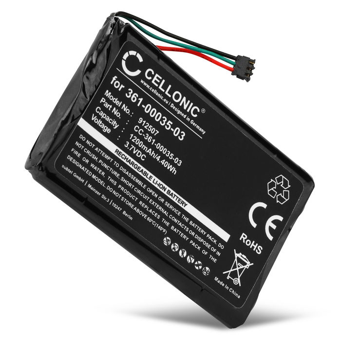 Garmin 361-00035-07 Batterie 1200mAh de Cellonic