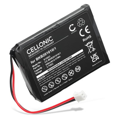 Battery for Ascom D43 D41, Mitel 5613 5614 5603, Avaya DECT 3730 3720, InnovaPhone IP64 IP61 BKB201010/1,FA01302005,FA83601195,660177 R1A (650mAh, 3.7V) from CELLONIC
