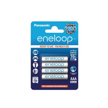 Piles batteries AAA  Panasonic eneloop BK-4MCCE 4x AAA / Micro / R03 / LR03 / HR03