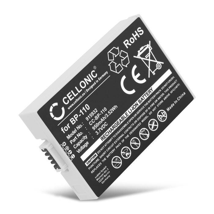 Batterie Canon LEGRIA HF R27, 950mAh