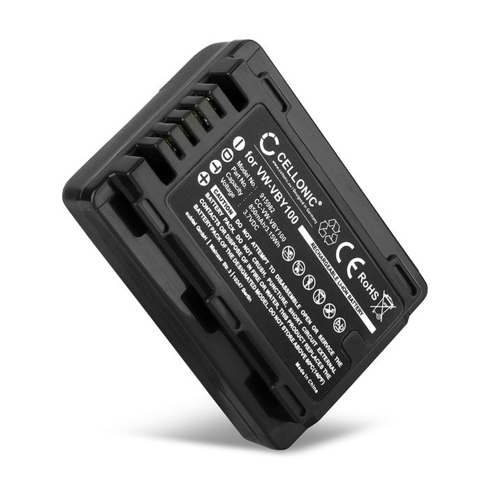 Panasonic VW-VBY100 Batterie 850mAh de CELLONIC