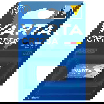 Varta CR123A 6205 Battery for Cameras, Torches & More - x1