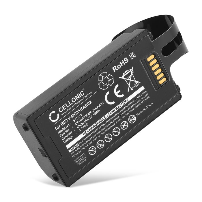 Motorola Symbol MC3190 Batterie 6800mAh de subtel