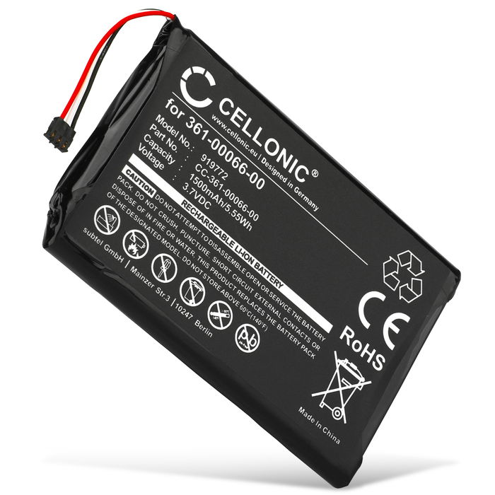Garmin NüviCam LM Batterie 1500mAh de Cellonic