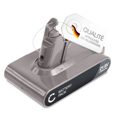 Batterie pour Dyson V6, V6 Motorhead Pro Exclusive, DC62, DC62 Animal / Animalpro, DC74, 967810-21 Type B - Batterie à vis 2000mAh de CELLONIC