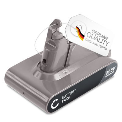 Dyson V6 Battery Replacement for V6, V6 Origin, V6 Slim Origin, Digital Slim V6, V6 Motorhead, V6 Extra, DC62, DC74, SV05 967810-21 Type B - Battery with screws 2000mAh from CELLONIC 