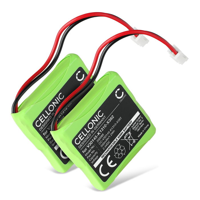 2x Siemens V30145-K1310-X382 Batterie 500mAh de CELLONIC