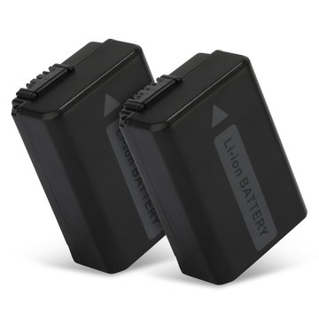 2x Batterie pour Sony Alpha 6000, A6000, Alpha 6400, Alpha 7, Alpha 5100, A6100, RX10 IV, NP-FW50 1030mAh de CELLONIC