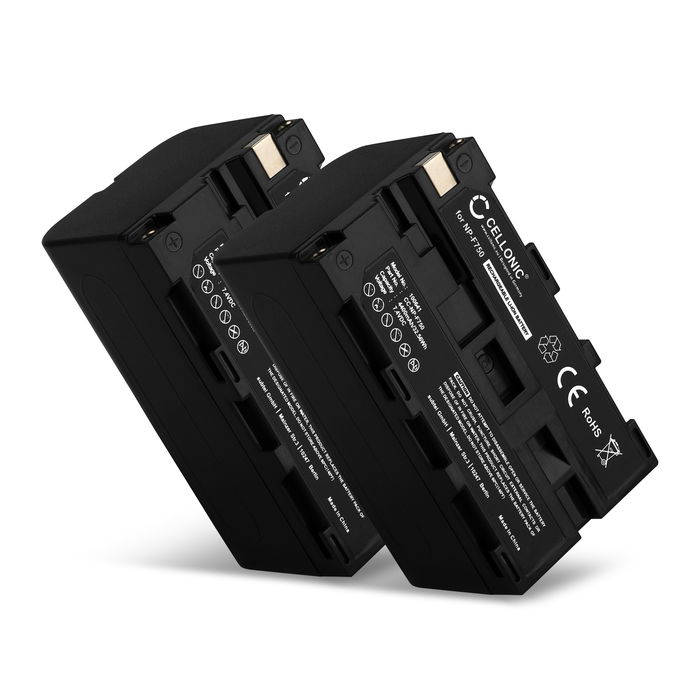 2x Batterie Sony NP-F770 - 4400mAh