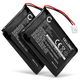 2x 1300mAh 3.7V