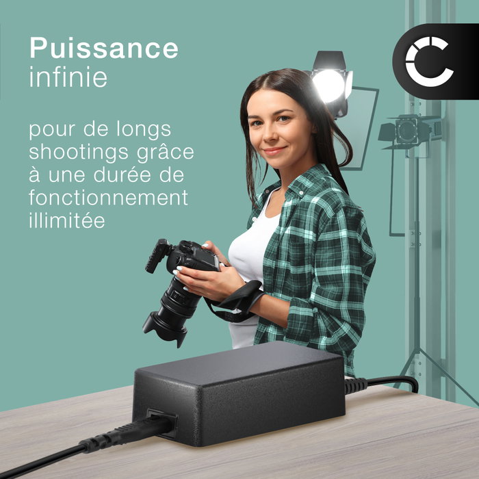 Adaptateur Secteur Canon AC K30244 – ABLEGRID – Compatible – Occasion Fonctionnel