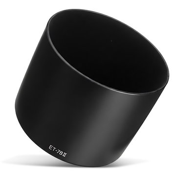 CELLONIC ET-78 II Pare-soleil Cylindrique / Rond pour Canon EF 135mm f/2L USM, EF 180mm f/3.5L Macro USM Parasoleil Objectif en Plastique