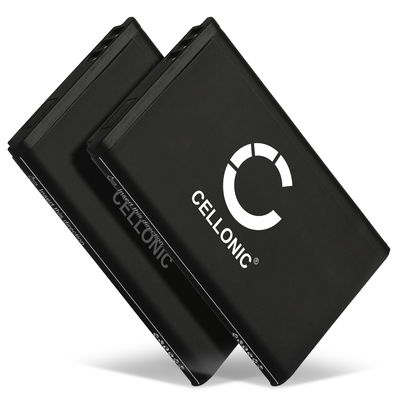 2x Batterie A051,10000058 1200mAh pour téléphone fixe Telekom Sinus 806