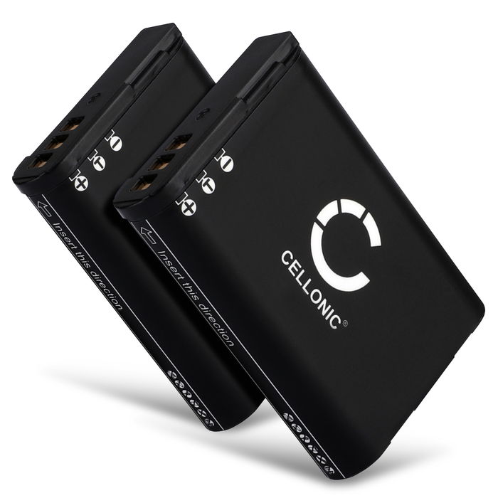 2x Batterie Nikon Coolpix P610 - 1600mAh
