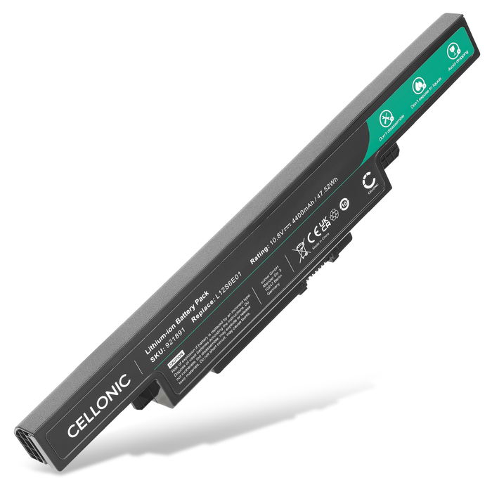 Batterie pour Lenovo IdeaPad Y510, Y510P, Y500, Y400, Y410P, Y490, Y590, L12S6E01, L11S6R01 10.8V - 11.1V 4400mAh de CELLONIC