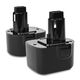 2x 3000mAh 12V