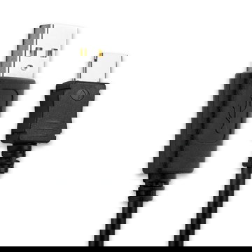 Câble Connector de 1m pour montre Samsung SGH-E250, SGH-P300, SGH-U700, SGH-X830, SGH-E900 data et charge 0.5A noir en PVC