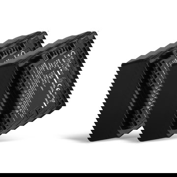 2x Batterie 1600mAh pour appareil photo Canon LEGRIA HF R506, VIXIA HF M50 - Remplacement modèle BP-718 BP-727