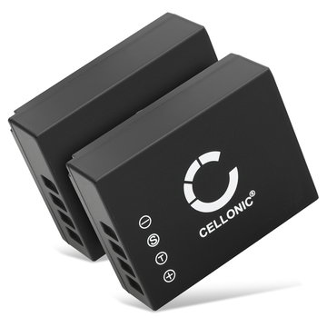 2x Batterie 1140mAh pour appareil photo Fuji FinePix, X - Remplacement modèle NP-W126, NP-W126s