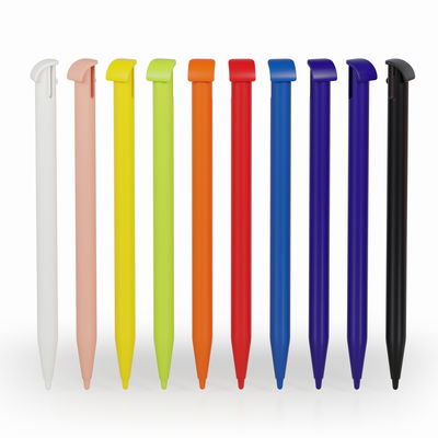 Pack de 10x stylets de couleur compatibles avec Nintendo New 3DS XL - stylet écran tactile haute précision pour jouer à vos jeux vidéo sans rayer l'écran