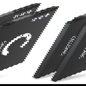 Pack 2 Batteries EN-EL12 capacité 1100mAh pour appareil photo Nikon Coolpix A900