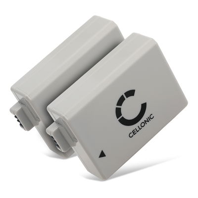 2x Batterie 1020mAh pour appareil photo Canon EOS 1000D, EOS 500D, EOS 450D - Remplacement modèle LP-E5 LP-E5