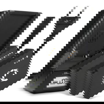 Pack de 2x batteries DMW-BLE9 DMW-BLG10 BP-DC15 730mAh pour appareil photo Panasonic Lumix DC-GX9 DMC-LX100 DMC-GX80 DMC-TZ80 TZ81 TZ100 TZ101 DC-TZ90 - Avec chargeur DE-A98A DE-A99B et câble d'alimentation