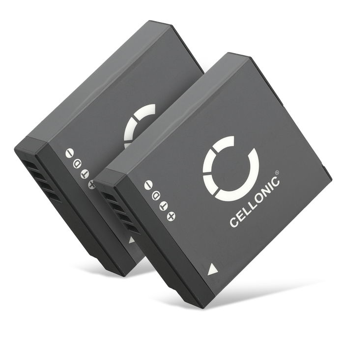 2x Battery for Panasonic Lumix DMC-GF7, DMC-GX7, DMC-GM1, DMC-GM5, DMC-LX15, DC-GX800 600mAh from subtel