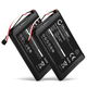 2x 1000mAh 3.7V