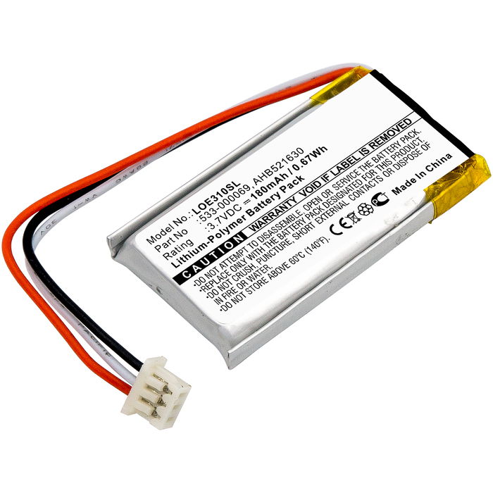 Logitech H600 Headset (A-00031) Batterie 180mAh de subtel