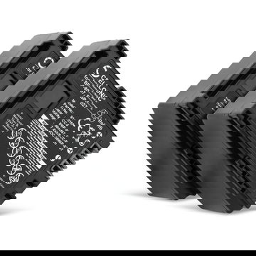 2x Batterie 890mAh pour appareil photo Canon LEGRIA, VIXIA - Remplacement modèle BP-807 BP-809 BP-819 BP-827