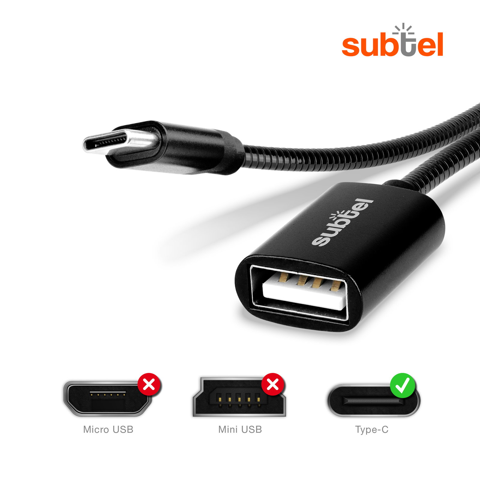 Câble Multifonction K-S-Trade Pour Sony Xperia 10 III Lite – USB-C Et Micro-USB Avec LED, 1m