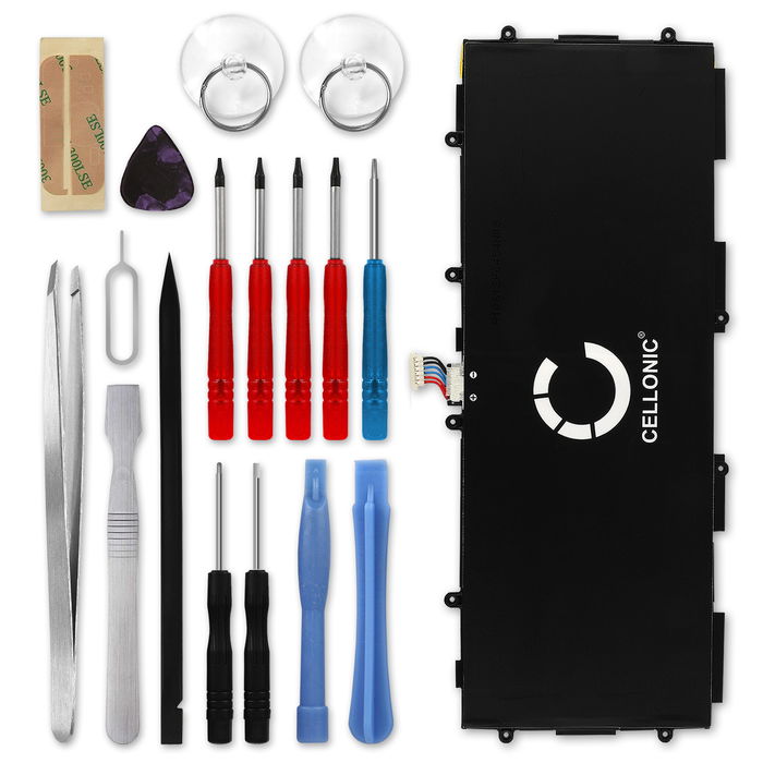 Samsung SM-T520 Galaxy Tab Pro 10.1 Batterie + kit d'outils 6600mAh de CELLONIC