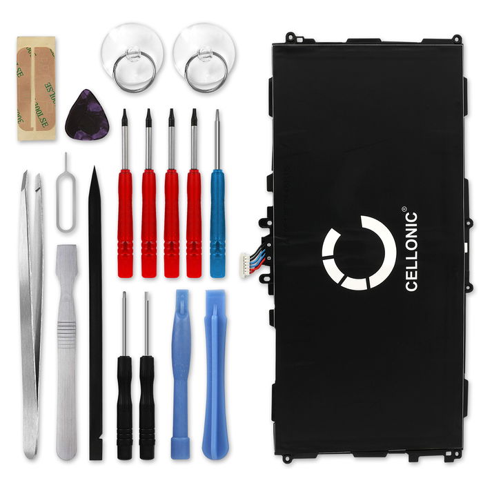 Samsung GT-P5200 Galaxy Tab 3 10.1 Batterie + kit d'outils 6800mAh de CELLONIC